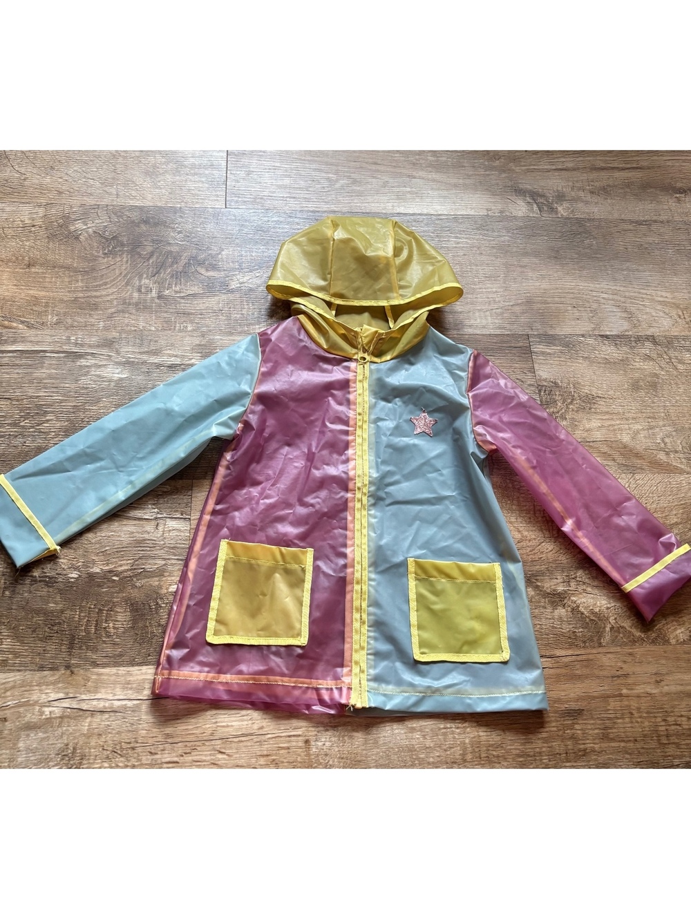 Buffalo David Bitton Kids 4T Colorblock Hooded Raincoat